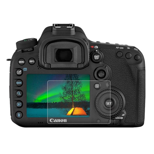 Panzerglas für Canon EOS 7D / Canon EOS 7D Mark II Kamera...