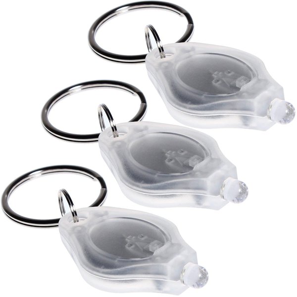 LED Mini Taschenlampe Schlüsselanhänger Weiß
